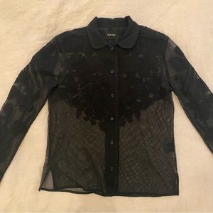 Rachel Comey Lace Button Down Shirt